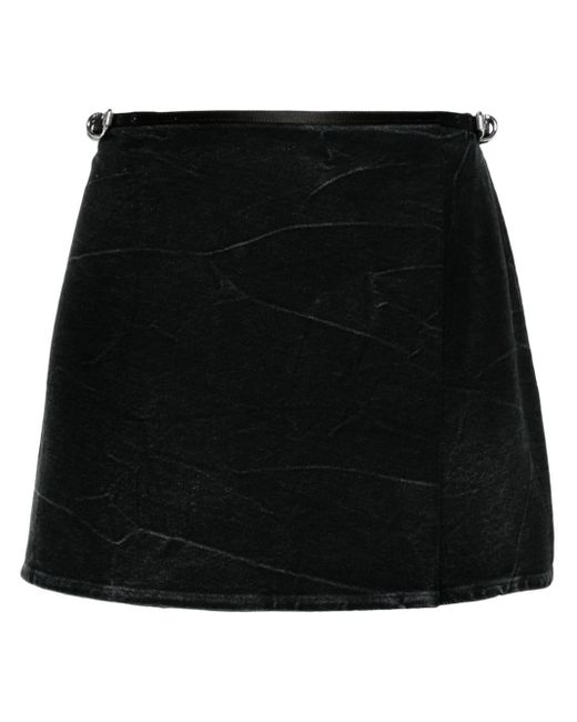 Falda corta Voyou Givenchy de color Black