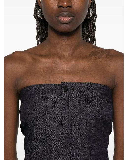 Mugler デニムトップ Black