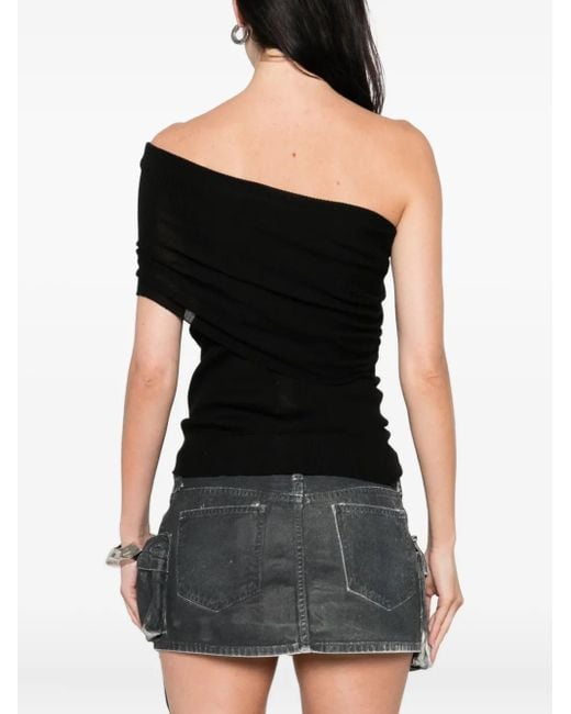 Rick Owens Black Athena Knitted Top