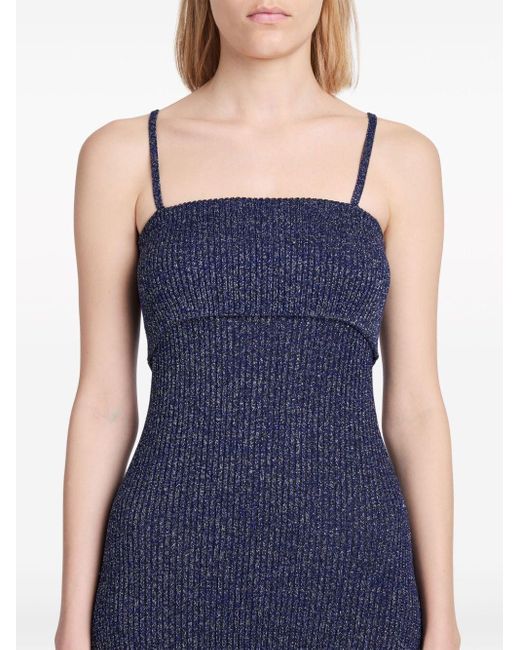 PROENZA SCHOULER WHITE LABEL Lorenia Knit Dress in Blue Lyst UK