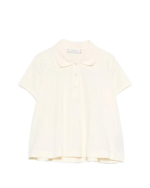 Dorothee Schumacher White Sporty Romance Polo Shirt