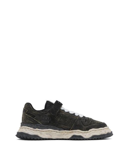 Maison Mihara Yasuhiro Black Keith Og Sole Leather Sneakers for men