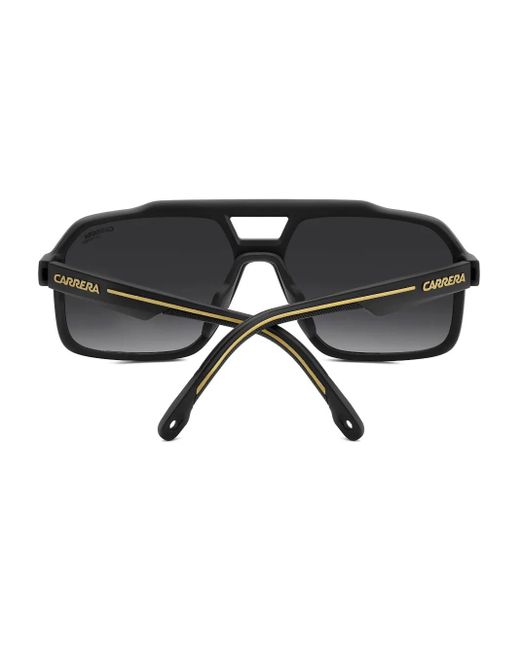 Carrera Black Logo-Print Sunglasses for men