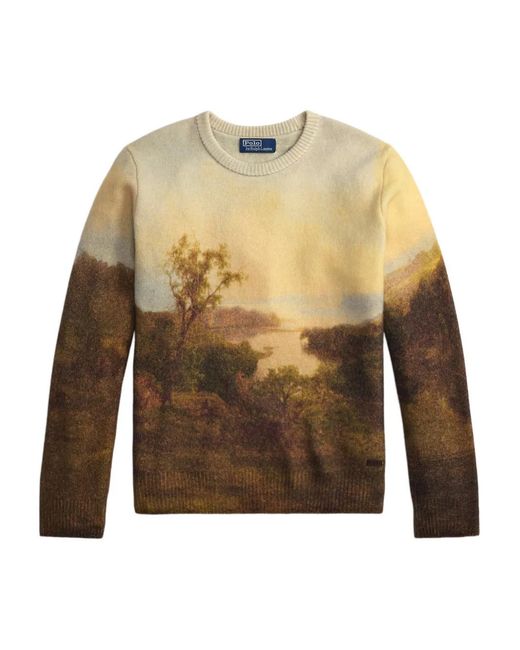 Polo Ralph Lauren Natural Crew-Neck Sweater for men