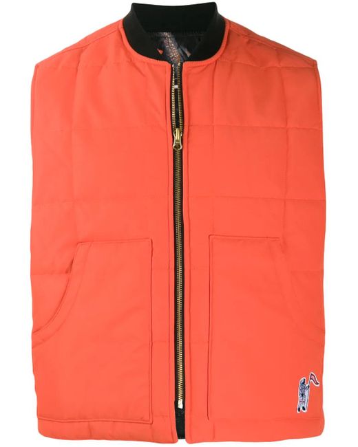 Gilet Matelassé À Design Réversible BBCICECREAM pour homme en coloris Orange