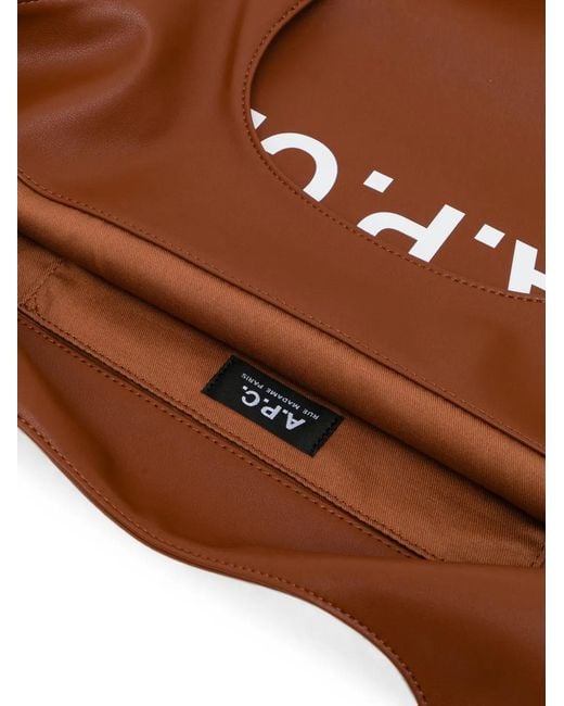 A.P.C. Brown Sac Cabas Ninon