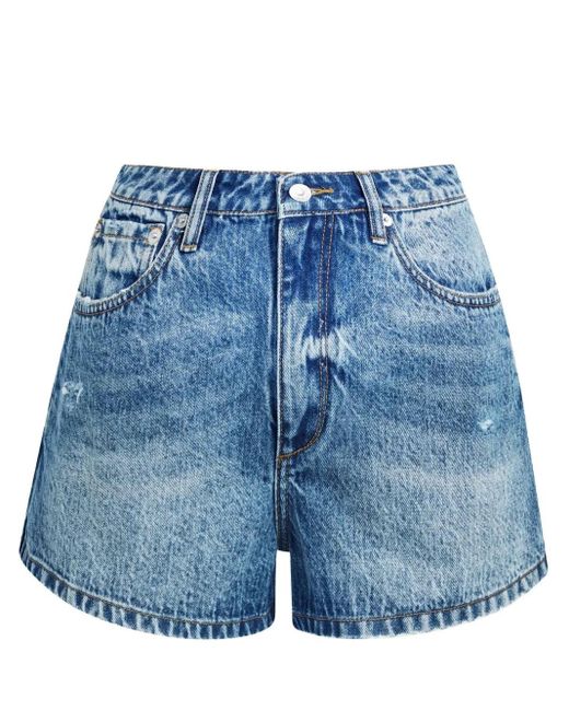 SER.O.YA Blue Sandra Jeans-Shorts