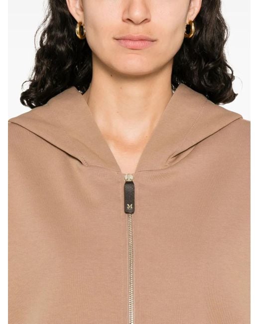 Max Mara ジップアップ パーカー Natural