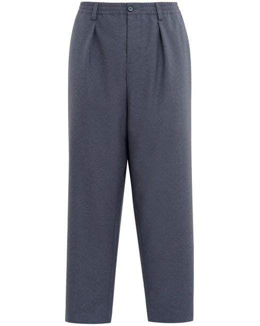 Marni Blue Elasticated Waistband Trousers for men