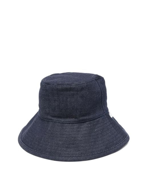 Sombrero de pescador con ribete de cinta A.P.C. de color Blue