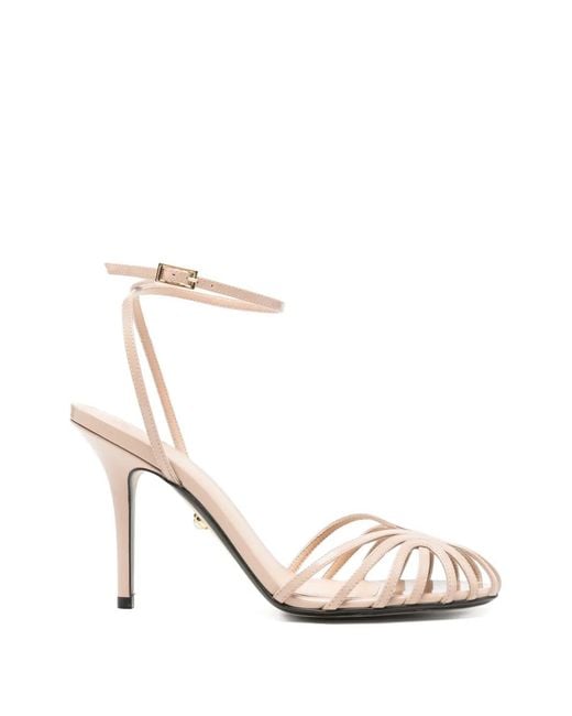 ALEVI White Strappy Sandals