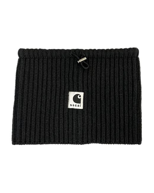 Sacai Carhartt WIP ネックウォーマー(黒) メンズ Sacai X Carhartt Wip ネックウォーマー ブラック | Lyst