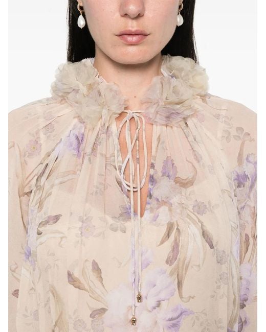 Zimmermann Natural Eden Billow Blouse