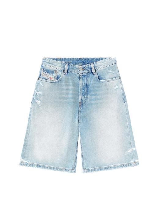 DIESEL Blue Denim Shorts
