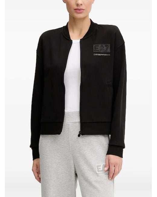 EA7 Black Sweatshirt mit EA7-Logo