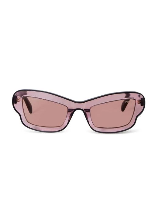 Occhiali Da Sole Geometrici di Emilio Pucci in Pink