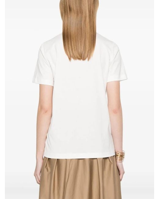 Elisabetta Franchi ロゴ Tシャツ White