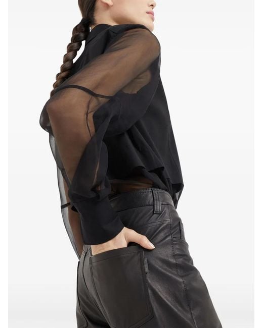 Brunello Cucinelli Gray Leather Trousers