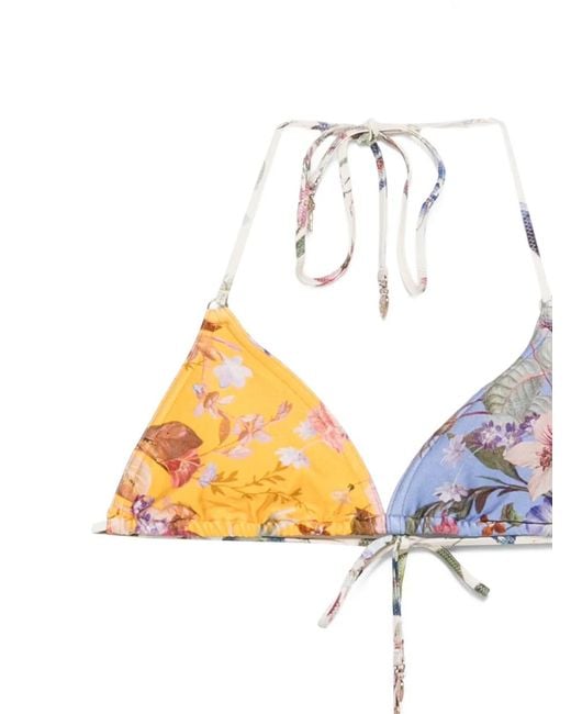 Zimmermann White Patience Triangle Bikini