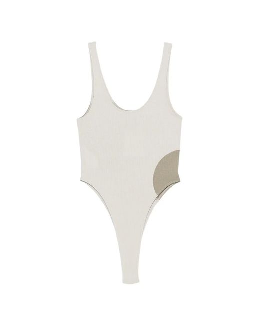 OPEN YY White Dotty Bodysuit