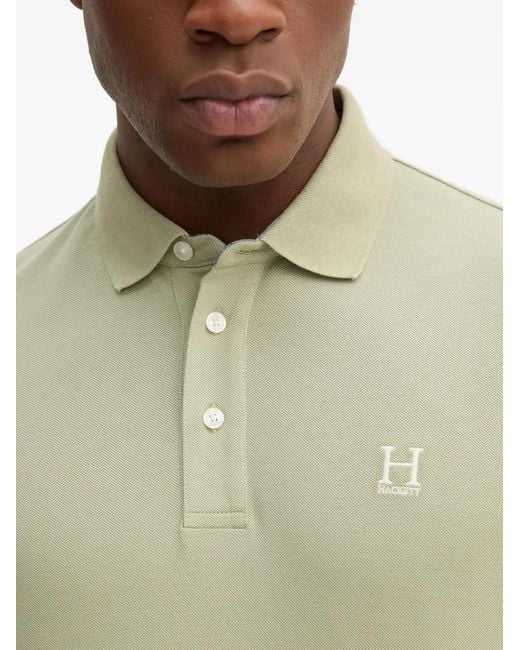 Hackett Natural Piqué Polo Shirt for men