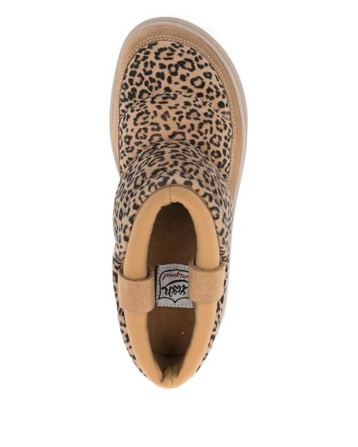 Ash Natural 70Mm Onyx Leopard-Print Platform Boots