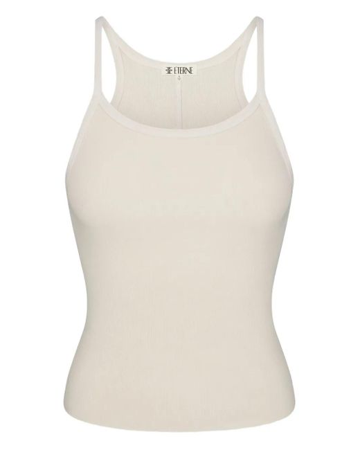 ÉTERNE リブ タンクトップ Natural
