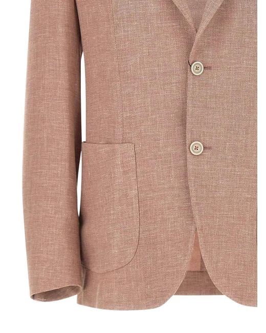 Blazer Con Botones Eleventy de hombre de color Pink