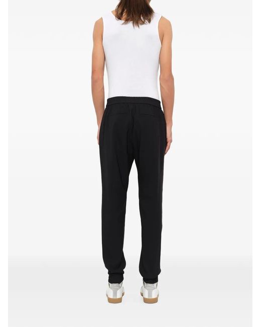 Juun.J Blue Elasticated-Cuff Trousers for men