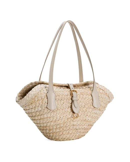 Dolce & Gabbana Natural Raffia Tote Bag