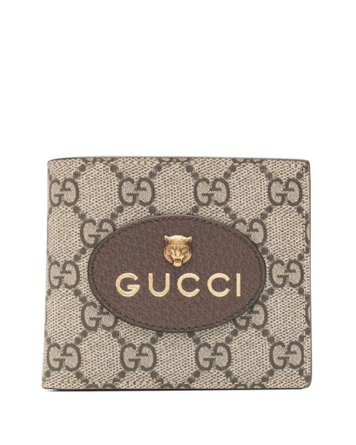 Gucci Gray Neo Vintage GG Supreme Wallet for men