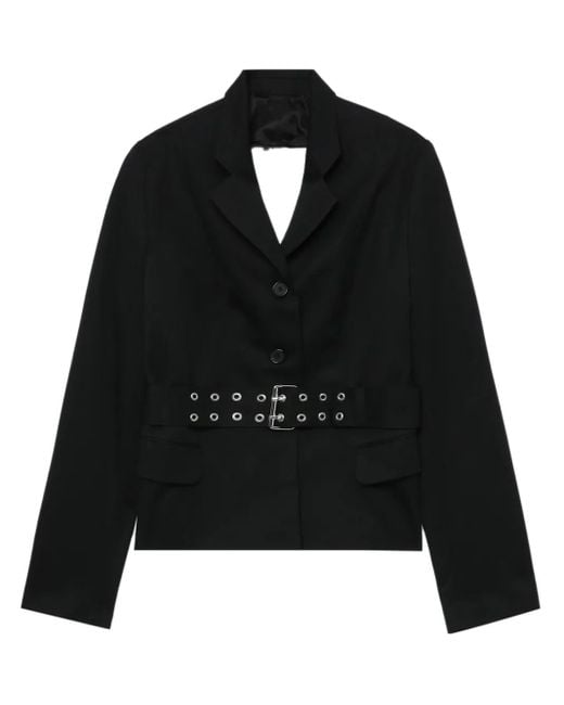 Blazer Con Schiena Scoperta di VAQUERA in Black