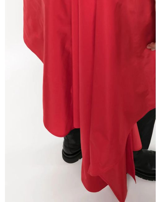 Sofie D'Hoore Red Detachable-Panel Sleeveless Blouse