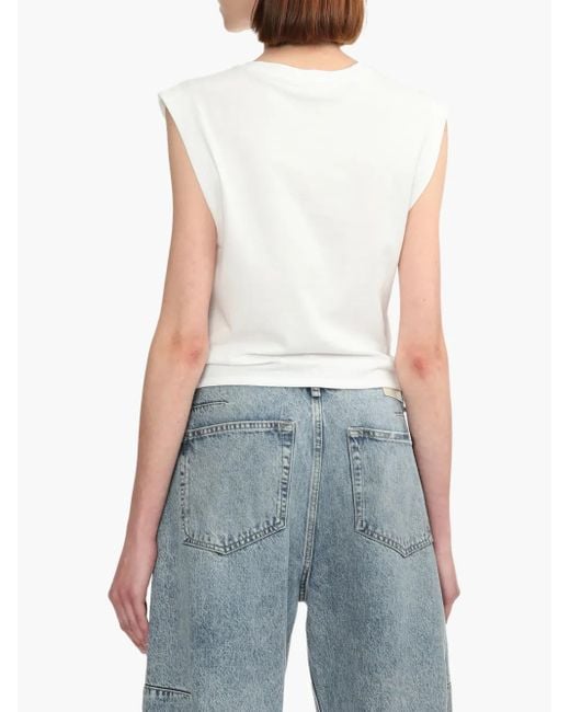 Rag & Bone White Mica Tank Top