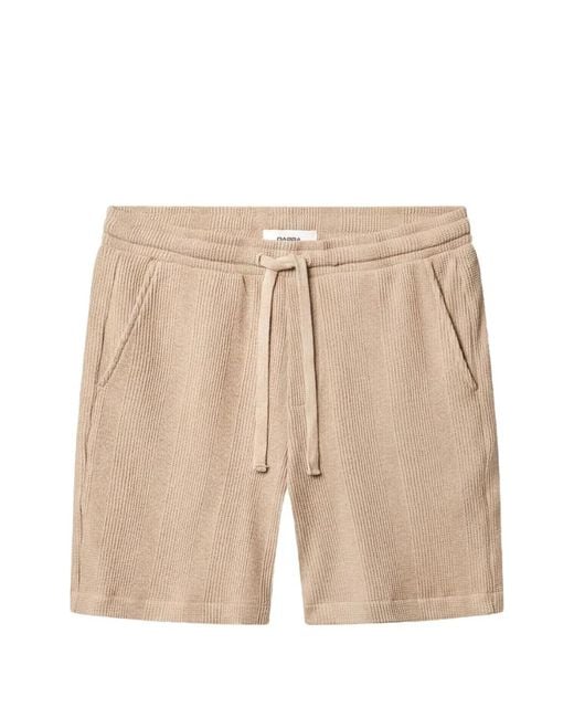 Gabba Natural Gabtommi Wupwaffle-Knit Drawstring Shorts for men