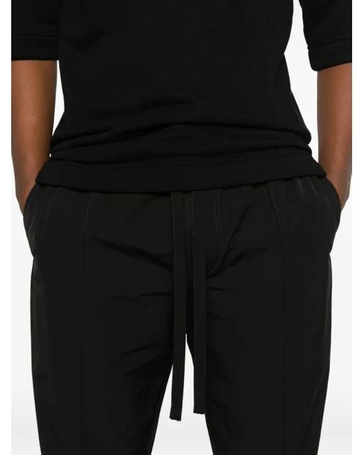 Pantalones con cinturilla elástica Hamza de hombre de color Black