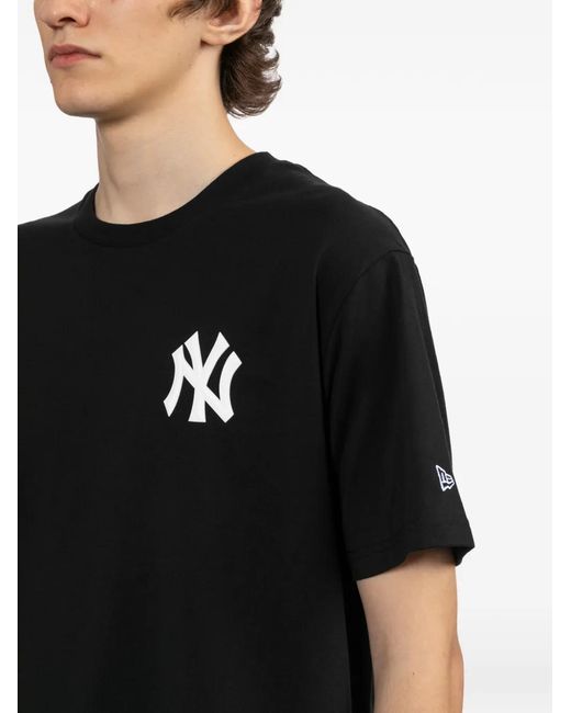KTZ Black Ny Yankees T-Shirt for men
