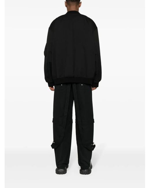 Givenchy Black Cotton Cargo Trousers for men