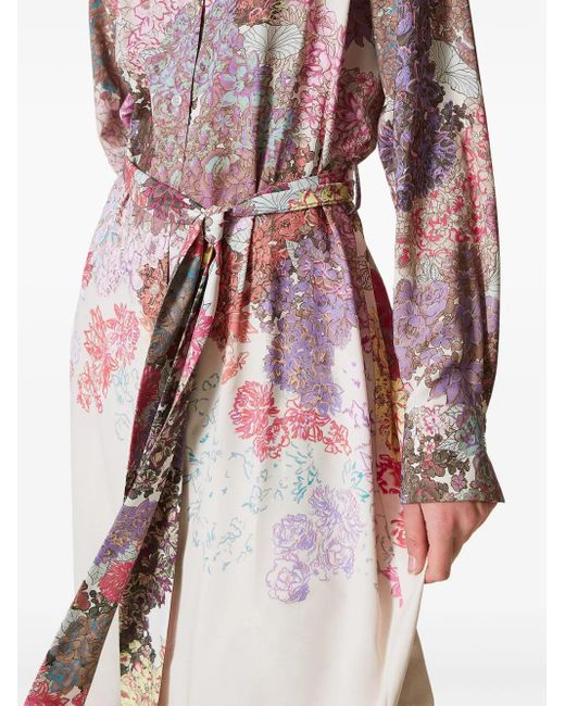 Twinset フローラル ドレス Pink
