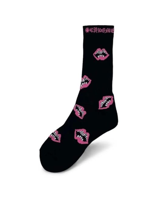 Chrome Hearts Black Chaussettes Matty Boy Chomper for men