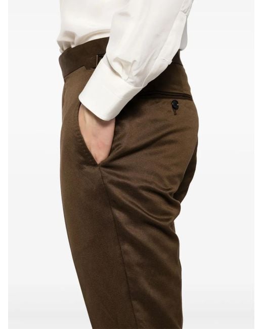 Tom Ford Pak Met Enkele Rij Knopen in het Brown