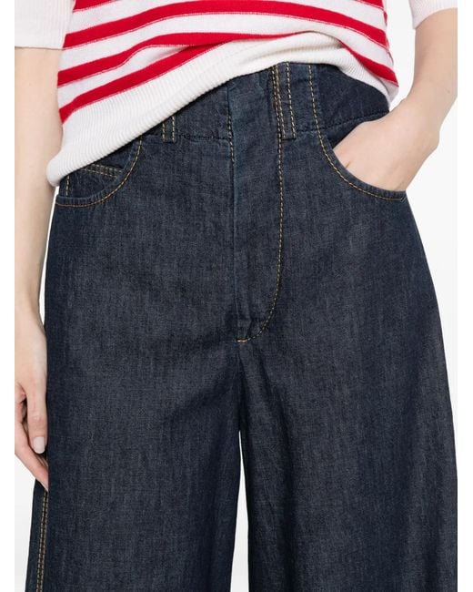 Susanne Bommer Blue Wide-Leg Jeans