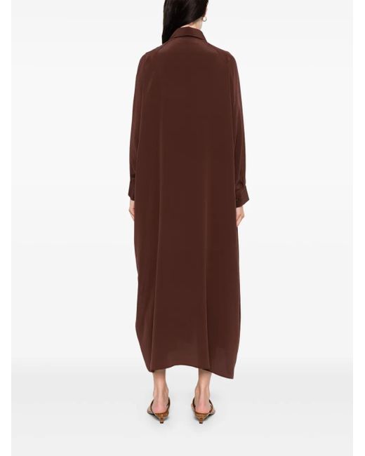 Gianluca Capannolo Brown Mina Maxi Dress