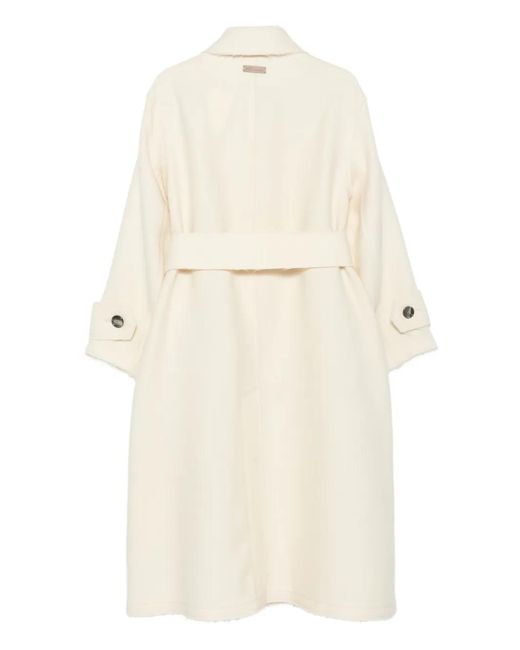 AMI Natural Belted Coat
