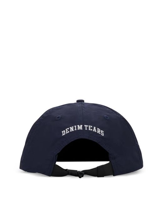 DENIM TEARS Blue Zip Code Cap