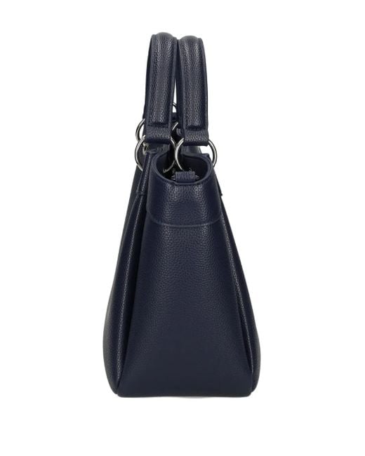 ARMANI EXCHANGE Blue Medium Top Handle Tote Bag