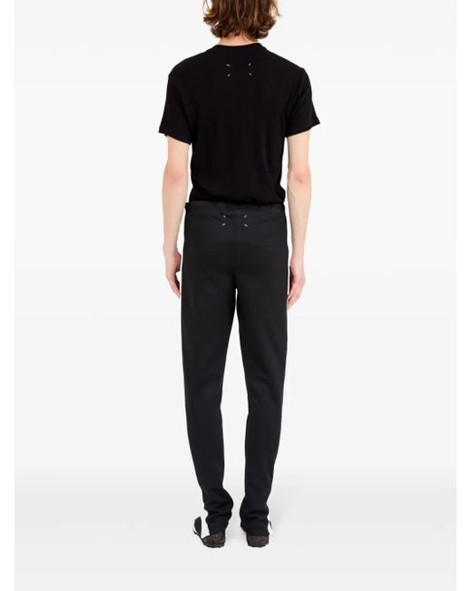 メンズ Maison Margiela トラックパンツ Black