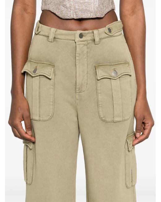 GIUSEPPE DI MORABITO Natural Cotton Cargo Trousers