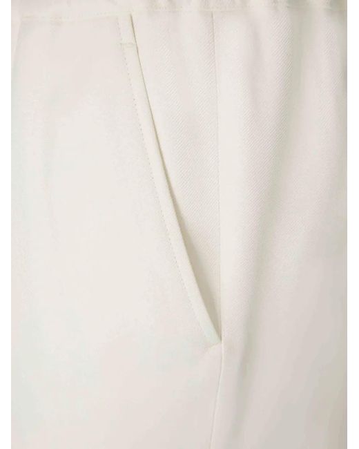Tom Ford White Drawstring Trousers