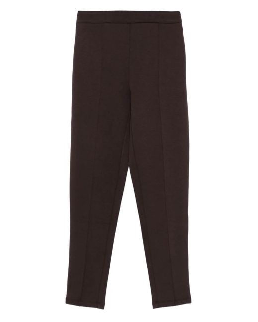 Twinset Black Gerade Hose Mit Bügelfalten